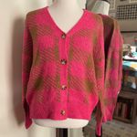 Maurice's Maurice’s Medium Pink & Brown Sweater Photo 0