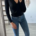 Banana Republic Black Long Sleeve Blouse V-Neck / Size XSmall Photo 3