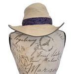 J Crew Womens Hat Size Medium Large Straw Floppy Resort Vacation Travel Festival Photo 0