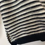 Rebecca Minkoff Worth Striped Split Back Mohair/Wool Knit Sweater Sz Medium Photo 5
