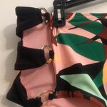 XL Allure By Img Floral High Waist Bikini Bottom Sz 12/14 Photo 1