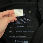 Boyish Zachary High Rise Skinny Jean in Black Beauty size 27 Photo 7