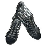 Rampage black strappy front flats! Photo 0