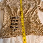 Abercrombie & Fitch Long Sleeve Twist Front Blouse in Light Brown Size Small Photo 9