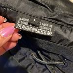 Black Leather Vest by Bike Night Leathers Womens size L Y2K Size L Photo 7