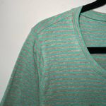 Toad & Co Blue Gray Stripe 3/4 Sleeve Pullover Top Women's size Medium Photo 3