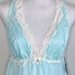 Cinema Etoile Aqua Mint Chiffon Babydoll Blue Size L Photo 2