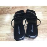 Jeffrey Campbell  JAMM-3 Jelly Slide Sandals Women's US 8 Black Jelly High Heel Photo 3