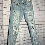 Rag and Bone  The Dre Thrasher Distressed Boyfriend Jeans 28 Light Wash Streetwear Photo 1