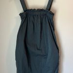 Everlane The Paperbag Mini Dress Organic Cotton Dark Slate Gray Size XS Photo 0