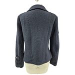 Clothes by Revue Black 100% Wool Sweater Jacket Floral Design Sz L Size L Photo 1