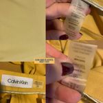 Calvin Klein YELLOW ANKLE LENGTH PONTE KNIT PANTS W/ZIPPER POCKETS (10) Photo 10