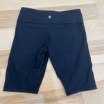 Lululemon  sz S reversible waistband Black cycling shorts #cycling Photo 2