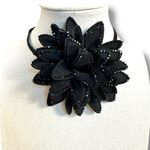 Free People From Dusk Till Dawn Choker in Black NWT Goth WhimsiGoth Punk Photo 10