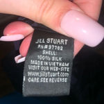 Jill Stuart  silk printed ruched dress fall 700$ boho designer party formal mini Photo 7