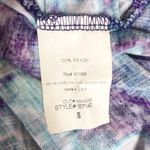 Delia's Delia’s Purple & Teal Blue Boho Crochet Tank Top Size Small Photo 6