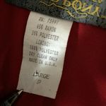 Painted Pony Womens Jacket Open Front Tapestry Geometric Floral Brown Red Size L Size L Photo 3