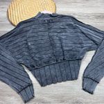 Urban Outfitters  gray washed mock neck long‎ sleeve top Photo 5