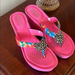 Gianni Bini  Pink Jeweled Sandals Photo 1