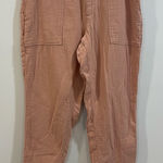 Old Navy Womens Light Pink/peach Cargo Pants Cotton. Sz 10 Photo 0