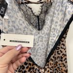 CBR Leopard Print Lace Trim Slip size xl fits like a medium Brown Photo 3