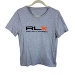 Ralph Lauren RLX 100% Cotton Gray Short Sleeve Crew Neck Graphic Size L Photo 0
