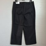 Ann Taylor Factory The Slim Wide Crop Pants Black Size 12 Photo 1