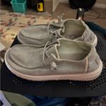 Hey Dude  Wendy Slub Canvas Chambray Light Grey Women’s Size 6 Photo 7