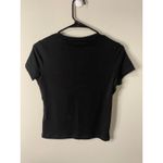 Garage New Women's Estelle Crewneck Lounge Tee, Black, Size Medium Photo 1