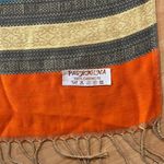 Pashmina Women's Multicolor Elephant Fringed Cashmere Scarf Photo 4