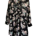 Ban Jara NWT, Floral Babydoll Mini Dress, Sz XS Photo 4