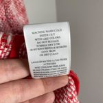 Joie  Collis Tweed Blazer Size Small Zip Front Red White Textured Photo 8