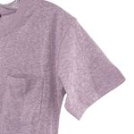 J.Crew Crewneck Pocket T-Shirt Bodysuit Lavender Photo 2