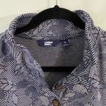 Lands' End  Women's Navy Floral Sports Knit Pullover Sweater Size XL (18) Photo 3