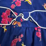 Trollied Dolly Brilliant Blue Dress Floral Butterfly Print Sleeveless Party Sz M Size M Photo 6