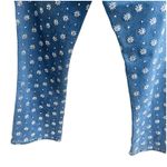Pilcro  Anthropologie Women’s Floral Embroidered High Rise Bootcut Crop Jeans 30 Photo 2