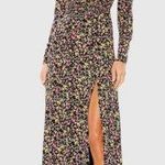 Mac Duggal IEENA FOR  Floral Long Sleeve Gown NEW Photo 0