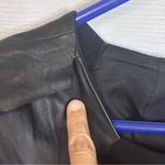 Rag and Bone  Women’s Size 0 Black Shift Dress Leather Cap Sleeves Minimalist USA Photo 5