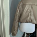 Forever 21 Beige Bomber Jacket Photo 6