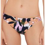 Salt & Cove Juniors Bikini Set Floral One Shoulder Cinch Hipster Purple Orange S Size undefined Photo 3