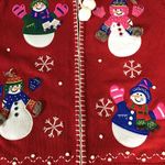 Crystal Kobe Vintage Christmas Sweater Women Sz. Med Photo 4