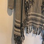 CAbi  Gray Cardigan with Fringe Photo 4