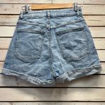 Cotton On  134510077 High Rise Classic Turn Up Mom Shorts Blue Wash Jean Sz 6 Photo 6