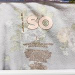 SO Imperfect floral mini dress stretchy short sleeved ruffle hem sundress  large Photo 7