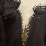 Adrianna Papell Eyelash Lace Lined Elegant Black Lace Dress Size 6 Photo 6