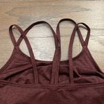 Thrive Societe Wine Heathered Double Strap Cami Photo 3