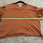 PST Los Angeles Crop Top T Shirt Womens Medium Brown Loose Fit Y2K Photo 5