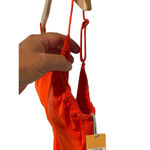 Kona Sol  One Piece Swim Suit Large Orange Padded V Breast Full Coverage NWT Photo 5