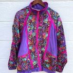 Westbound Vintage 90s Sport Paisley Full Zip Windbreaker Track Jacket Photo 0