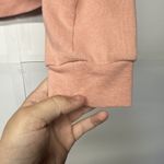 Forever 21 Light Pink Zipped Up Cropped Sweatshirt Size Large Photo 6